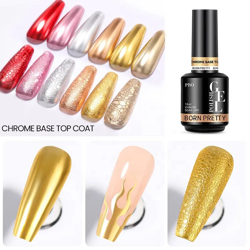 BORN PRETTY PRO Chrome Base Top Coat