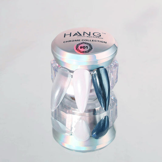 Hang #01 Nail Chrome - White Pearl