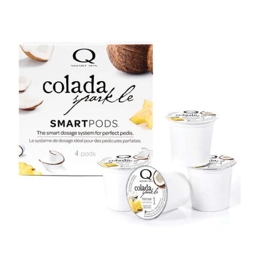 Q Smart spa Colada Sparkle Smart Pods 4 step Pedicure System