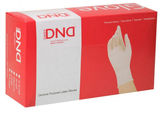 DND Latex Gloves- single box size small