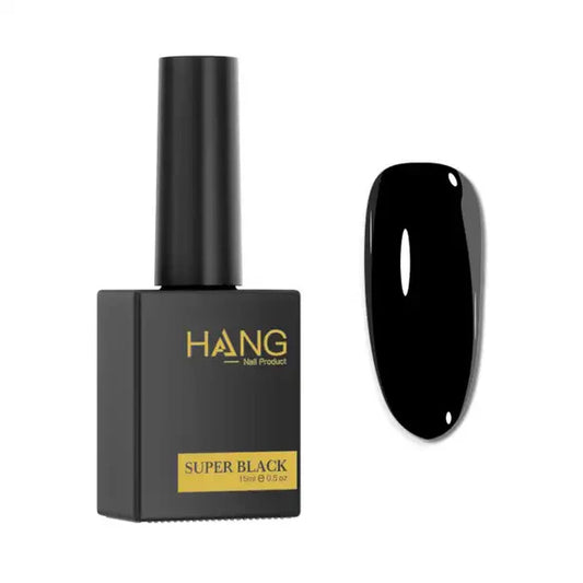 HANG GEL SUPER BLACK – 15ML / 0.5OZ GEL POLISH
