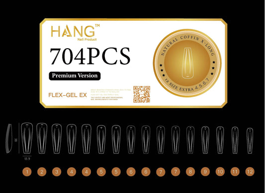 HANG PREMIUM FLEX-GEL EX NATURAL COFFIN Extra Long