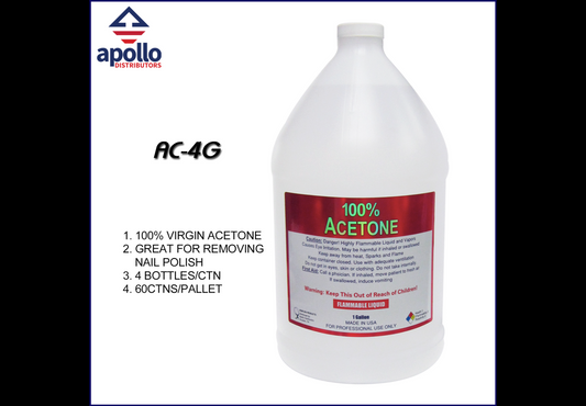 Apollo Acetone Case of 4 Gallons