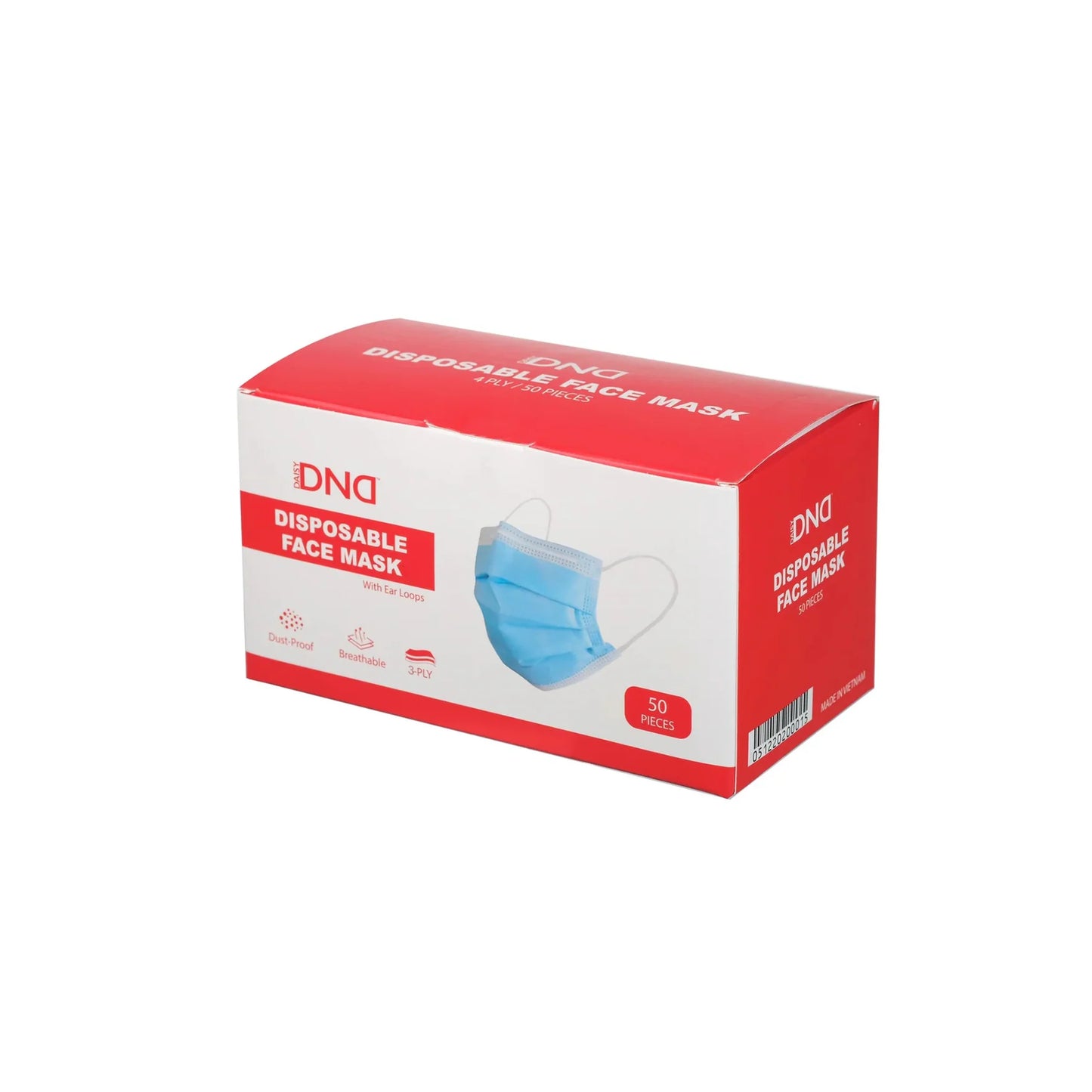 Daisy DND Disposable Face Masks 50-Pack