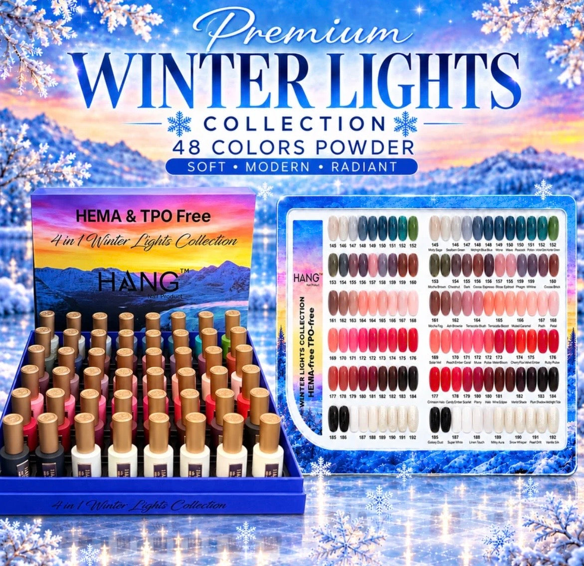 HANG Winter Lights Gel Polish 48 Color Collection ( 145 - 192 )