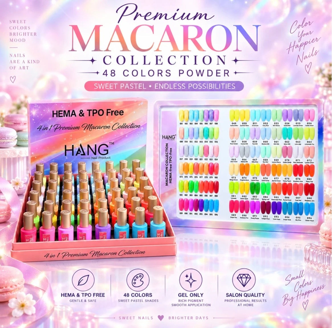 HANG Premium Macaron Collection 48 Colors (49-96)