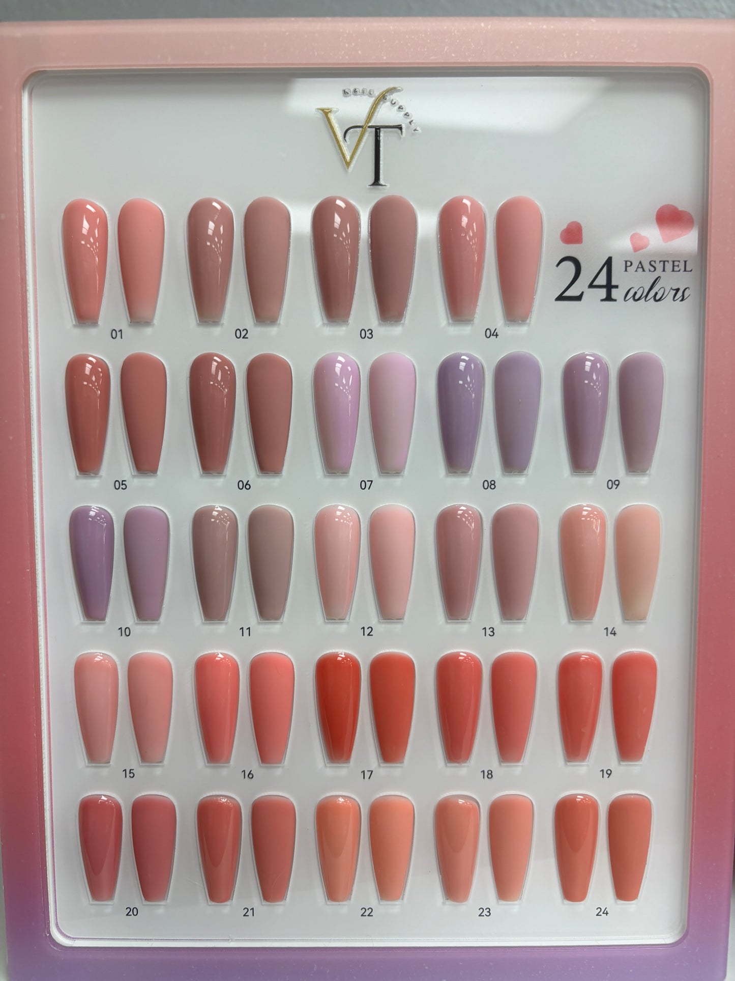 VT Builder Gel Polish 24 Bottles-  Set “B”