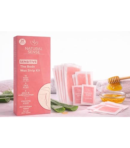 Natural Sense Sensitive Wax Strip Kit