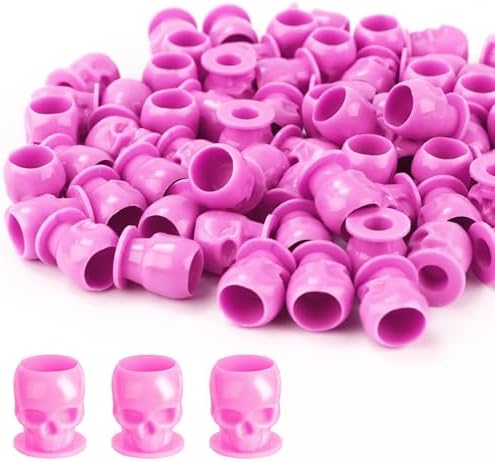 Pink Plastic Glue Cups