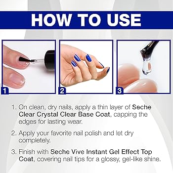 Seche Clear Base Coat Professional Kit, 2 Piece Set