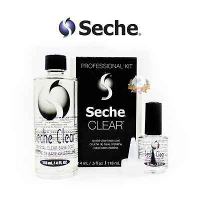 Seche Clear Base Coat Professional Kit, 2 Piece Set