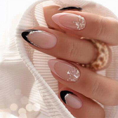 Short Almond Gel Nail Tips