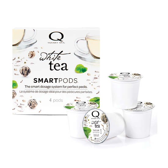 Qtica Smart Spa White Tea 4 Pod System Pack case of 24