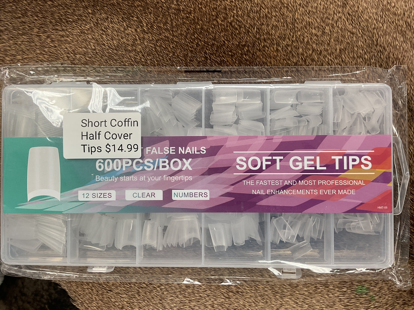 Short Coffin Half-Cover Soft Gel Nail Tips