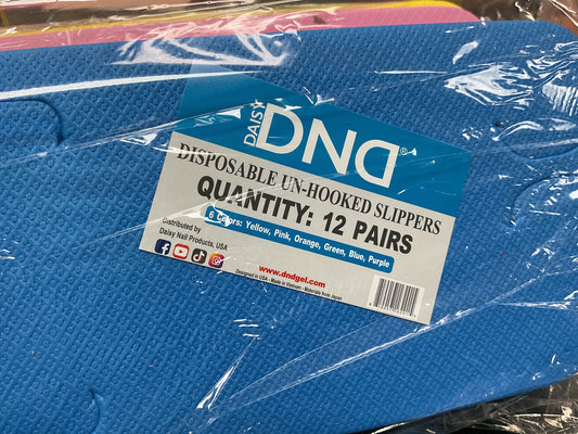 DNA Disposable Un-Hooked Slippers 12 Pairs