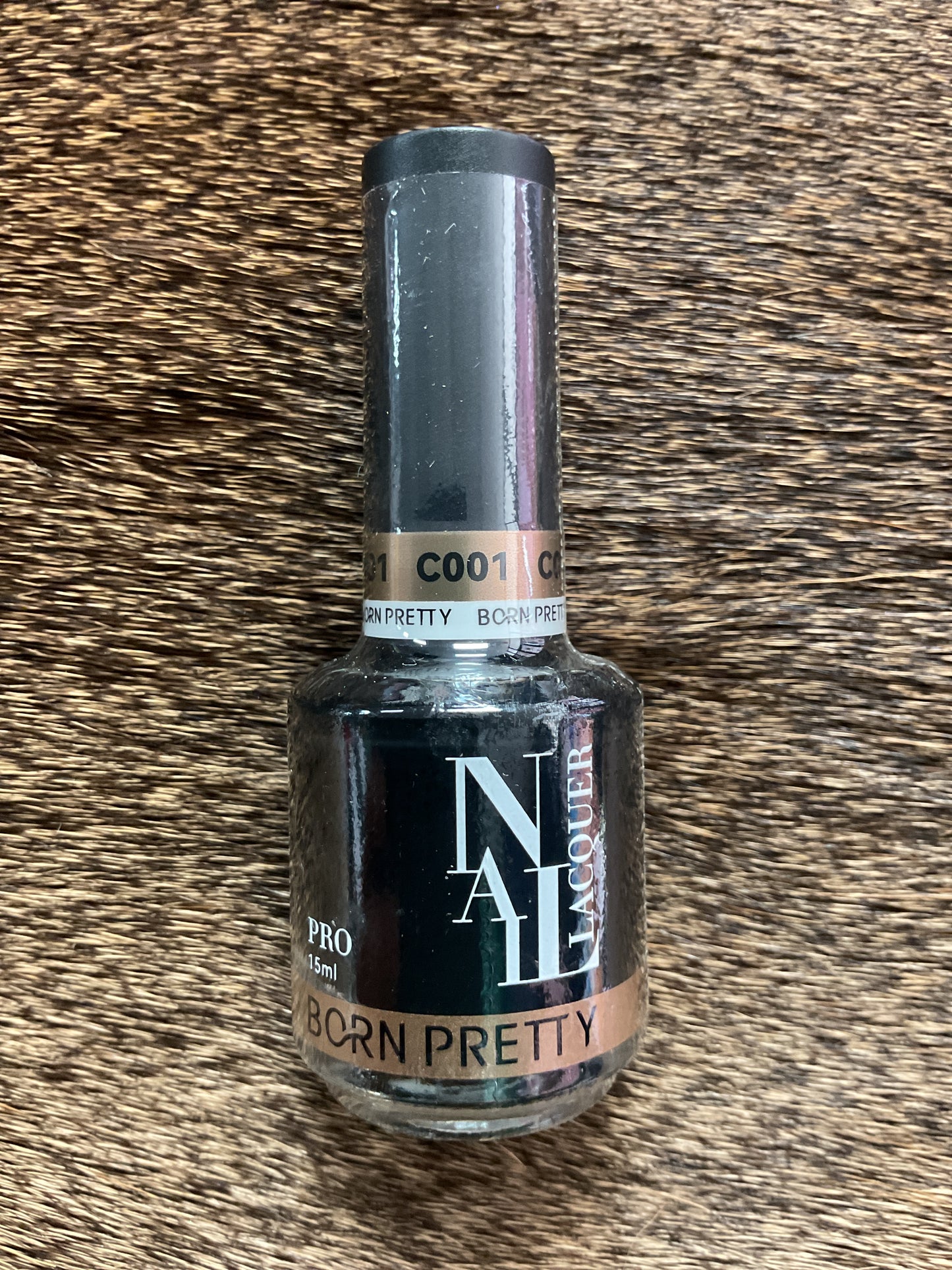 Born Pretty Piano Black Nail Lacquer
