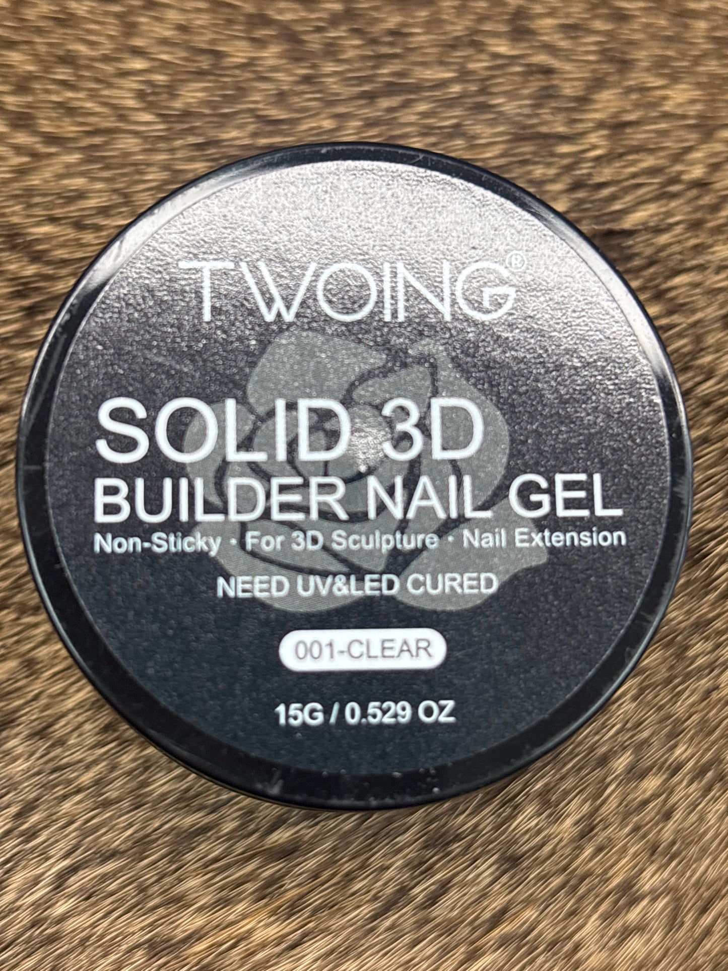 TWOING Solid 3D Sculpting Gel-  Clear