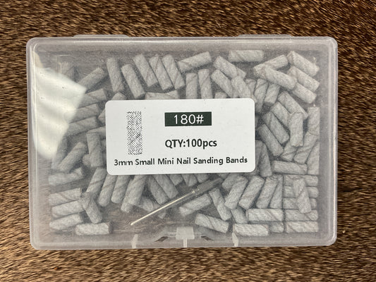 3mm Mini Nail Sanding Bands with Mandrel
