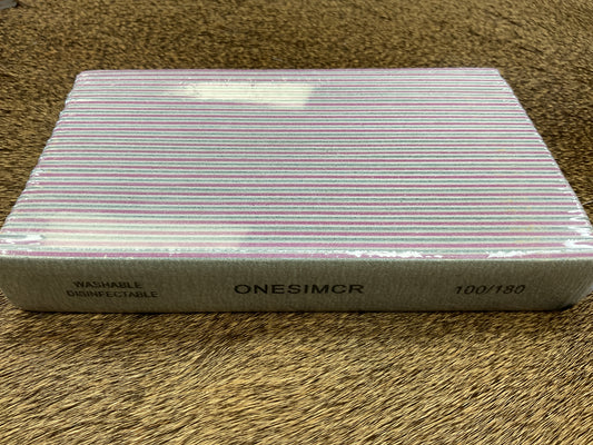 ONESIMCR Washable Nail Files- 25 Pack