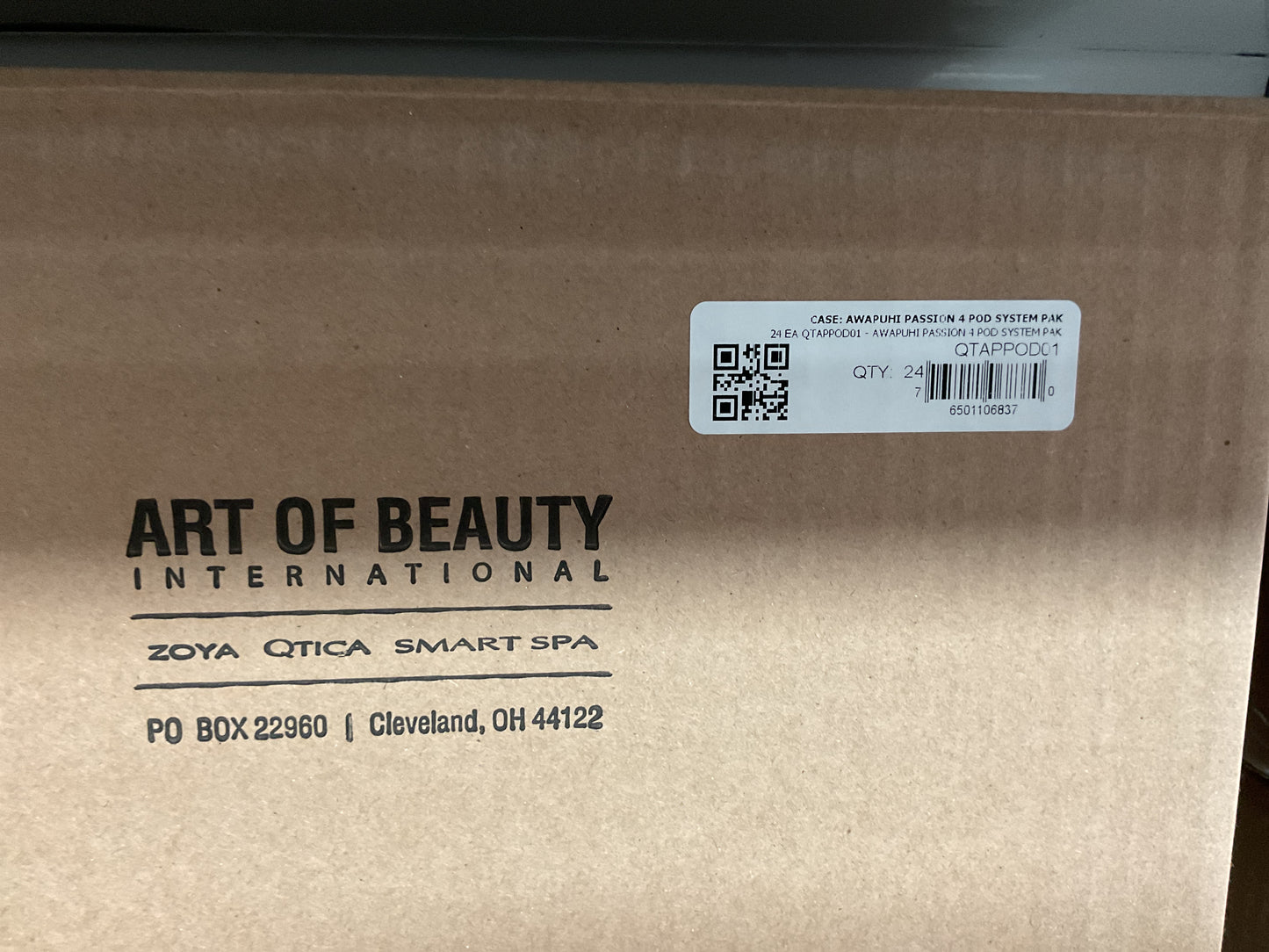 Qtica Smart Spa Awapuhi Passion 4-Pod System Pack case of 24