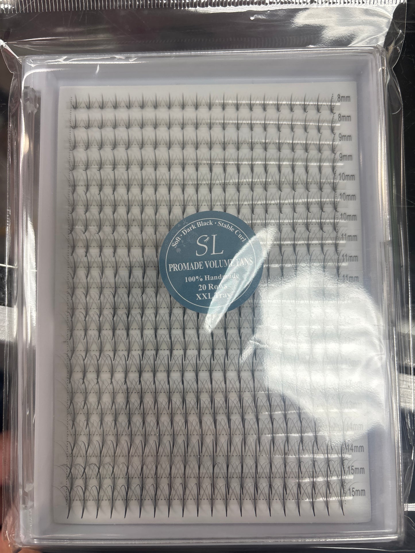Shanel Lash Promade Eyelash Extensions- 5D Wispy 0.07 C Mix