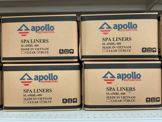 Apollo Spa Liners Clear Blue - case of 400