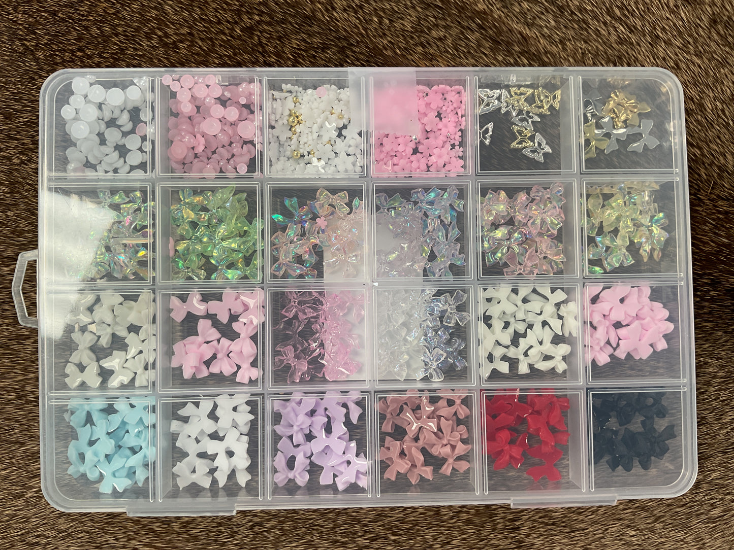 Ribbons & Bows Nail Art Charms Set