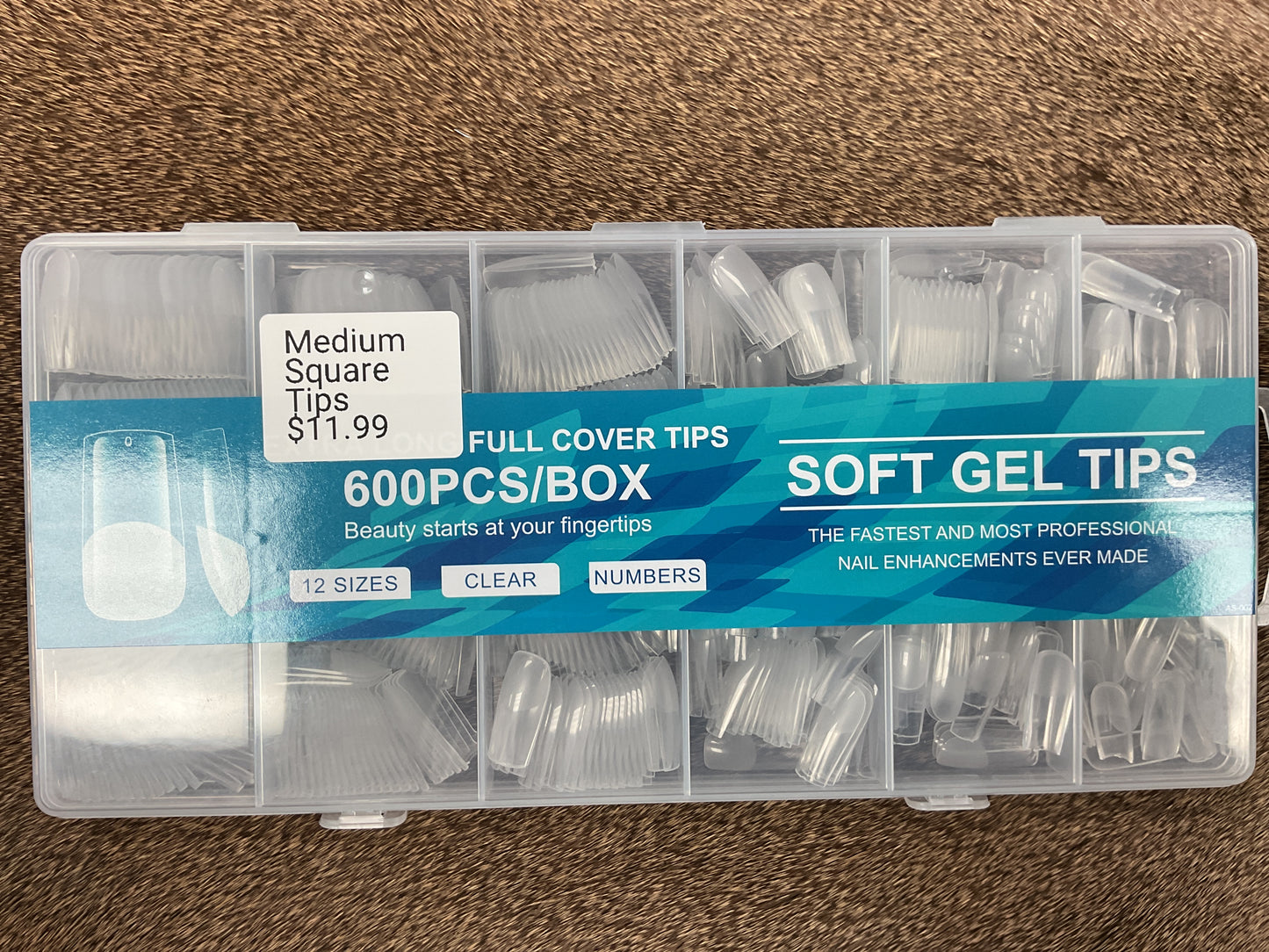 Soft Gel Medium Square Tips