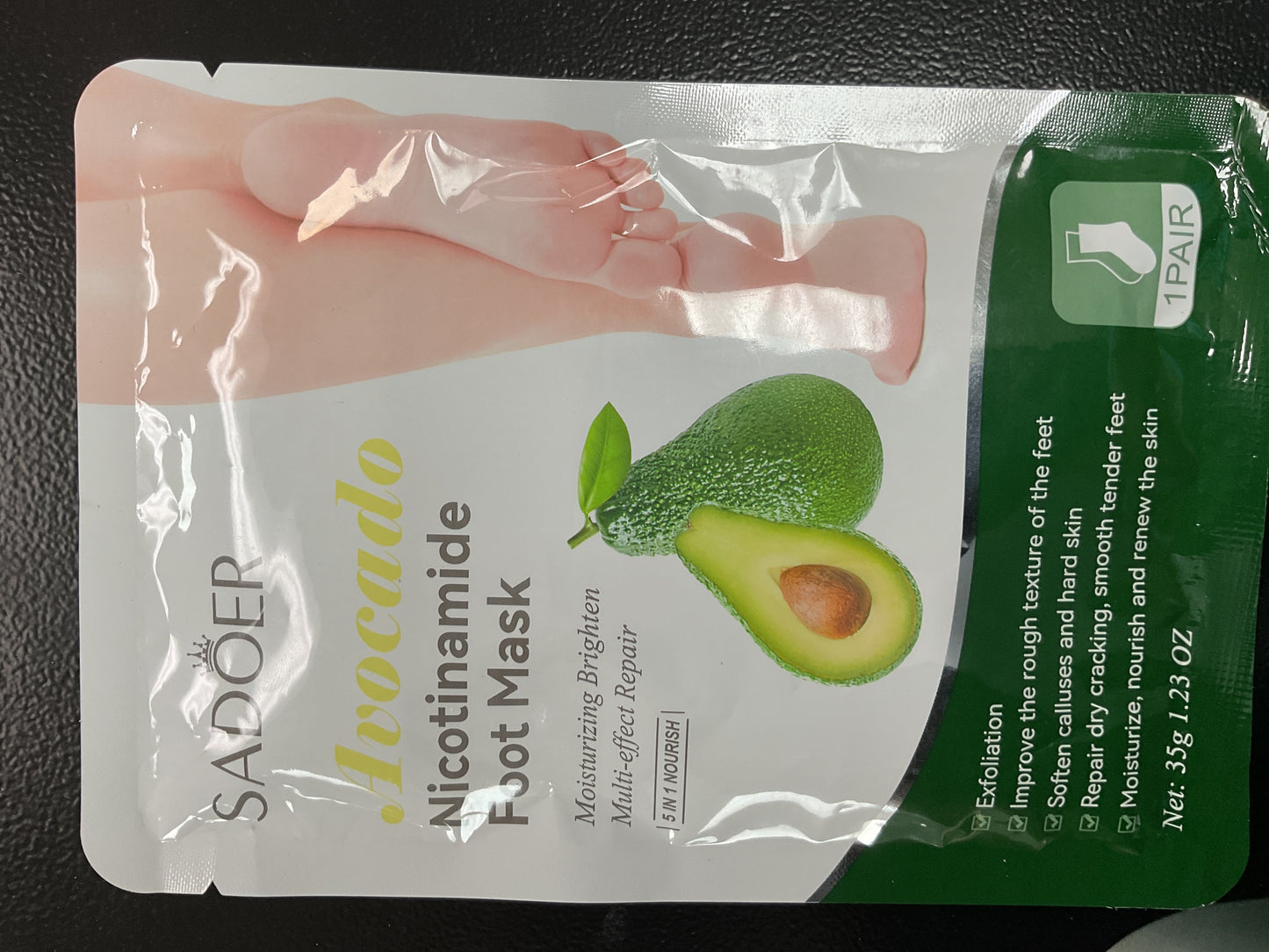 Sadoer Avocado Nicotinamide Foot Mask