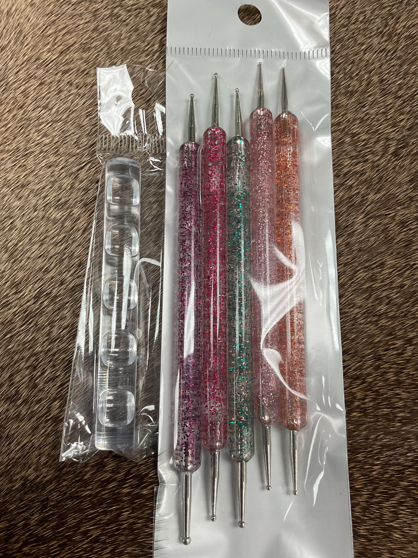Glitter Nail Dotting Tool Set