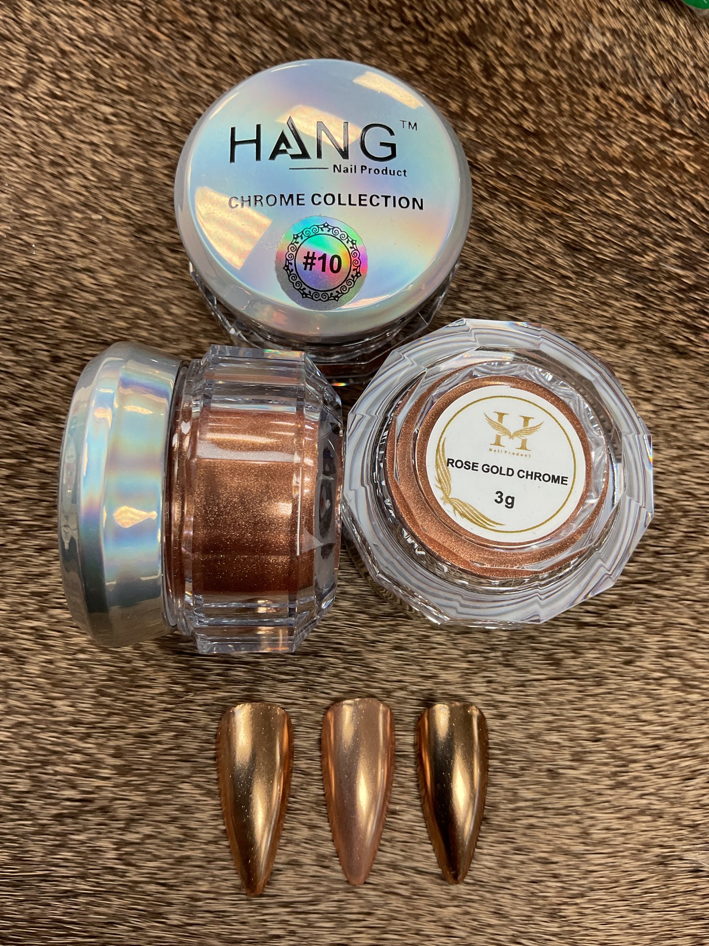 HANG #10 Rose Gold Chrome Powder