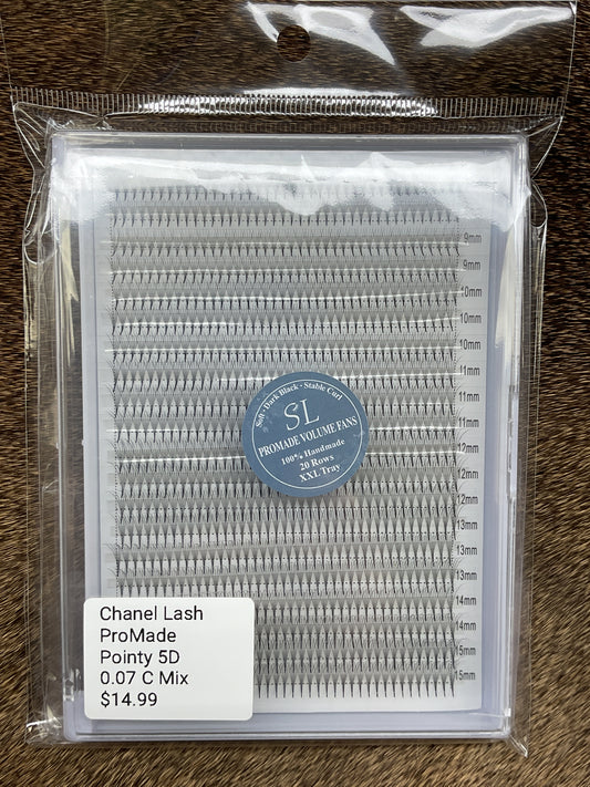 Chanel Lash ProMade Pointy 5D Fans 0.07 C Mix