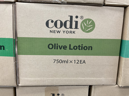 Codi Olive Lotion 750ml Pack- Case of 12