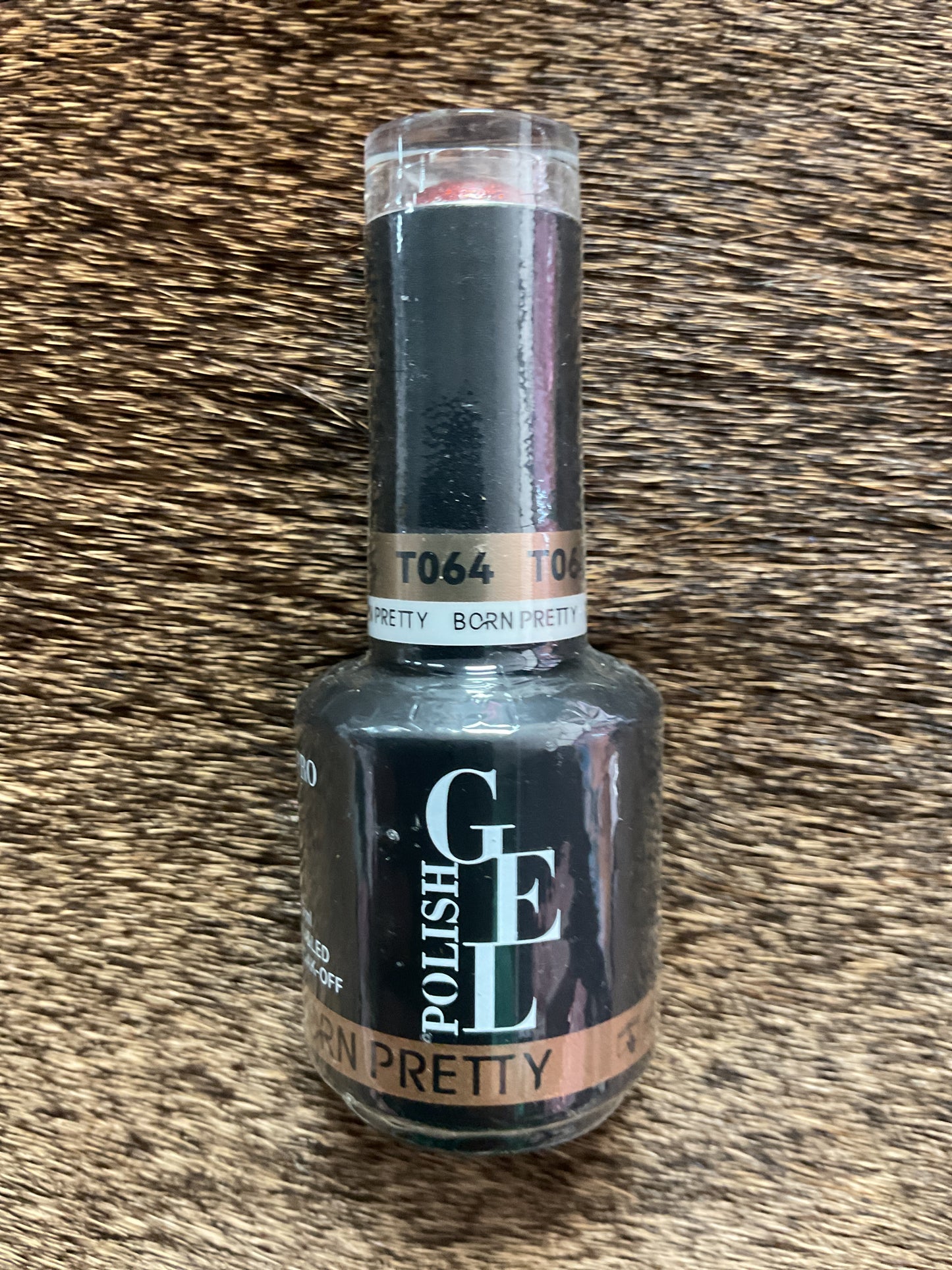 Born Pretty Black Gel Polish T064- Red Cat Magnetic