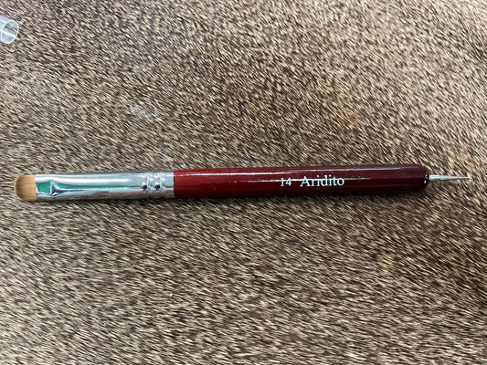 Aridito French Brush w/Dotting Tool - Size 14