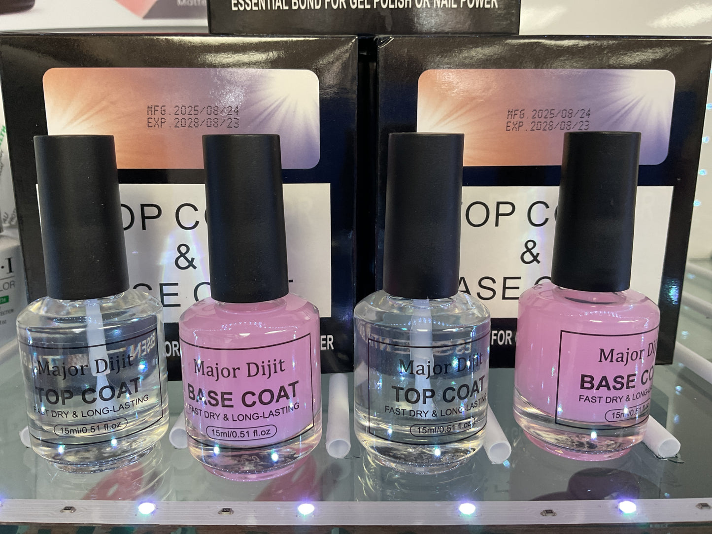 Major Dijit Nail Top & Base Coat Set