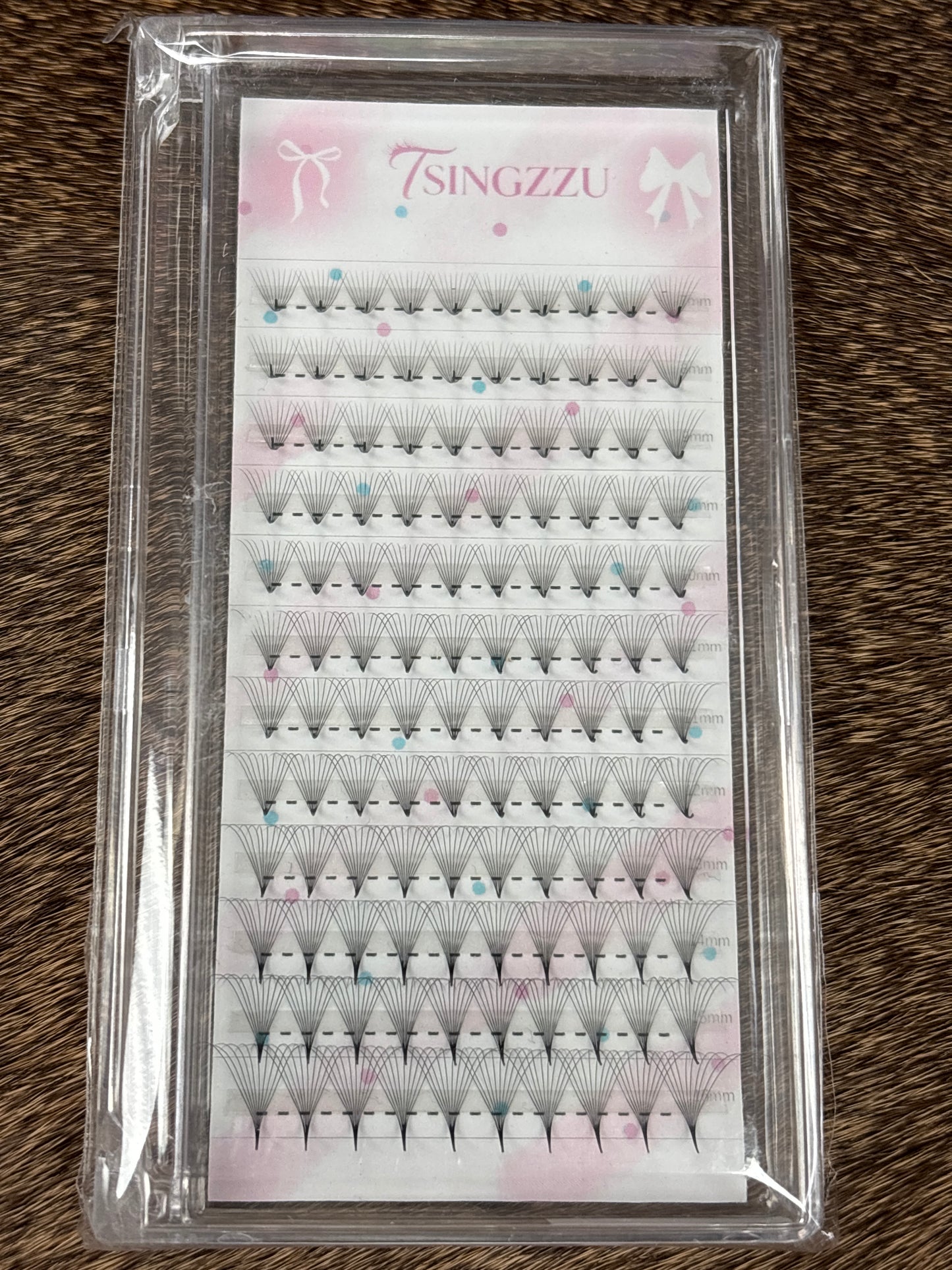 TSINGZZU Eyelash Extensions- Mix 10D  0.03DD