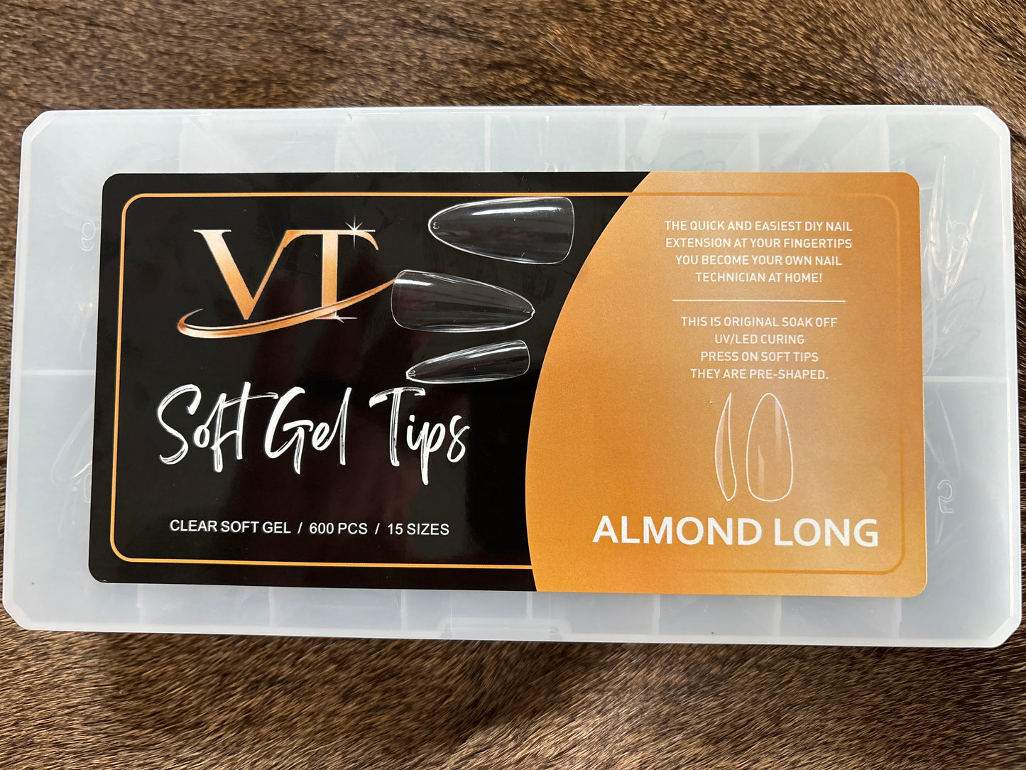 VT Soft Gel Tips Almond Long