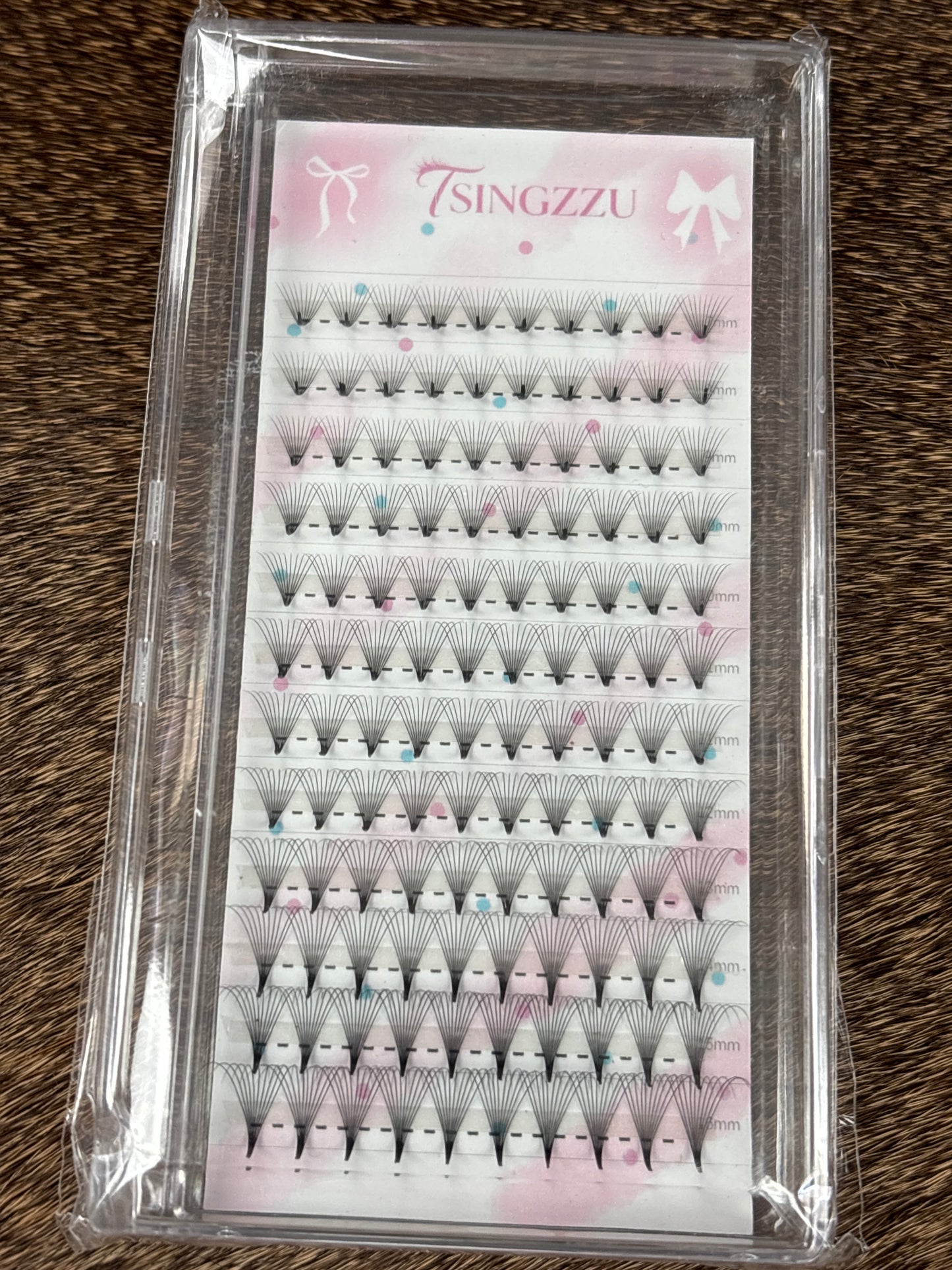 Tsingzzu Eyelash Extensions- Mix 10D  0.07DD
