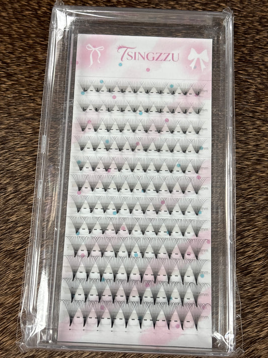 Tsingzzu Eyelash Extensions- Mix 10D  0.07DD