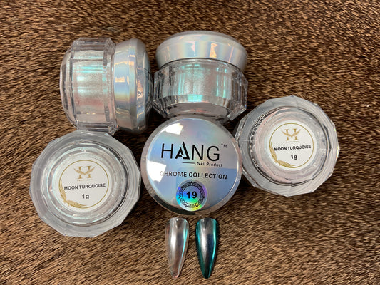 HANG Nail Chrome Powder Set #19 Moon Turquoise