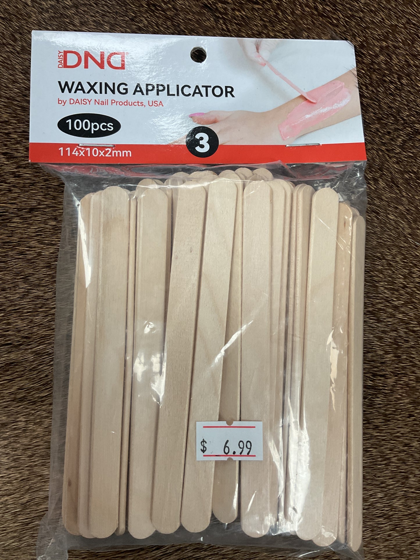 DND Waxing Applicator Sticks