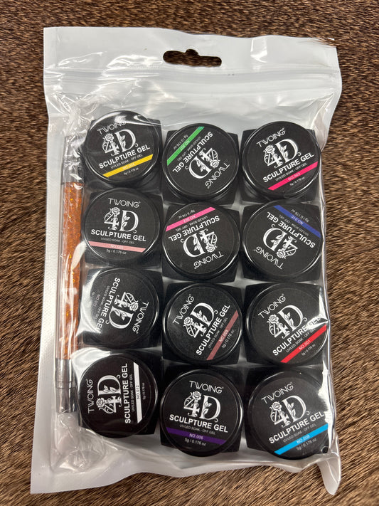 Twoing 4D Sculpture Gel Set
