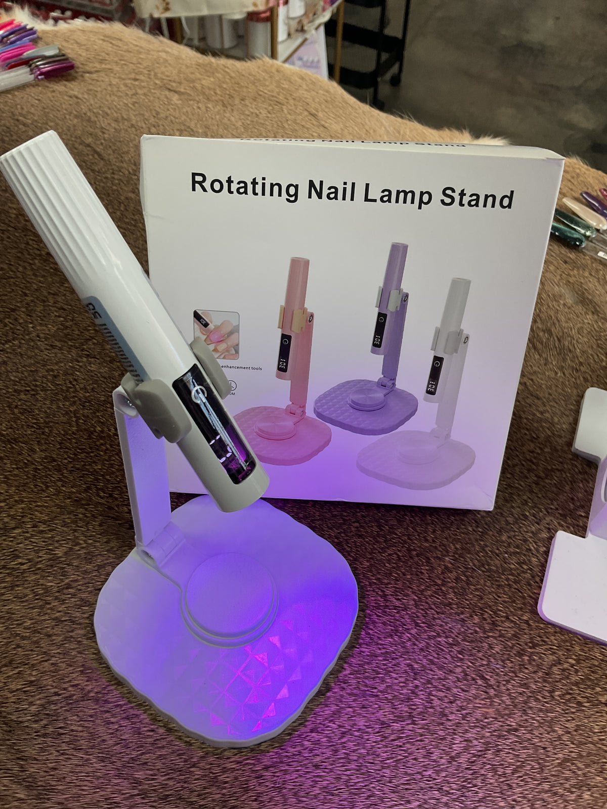 Rotating Nail Lamp Stand