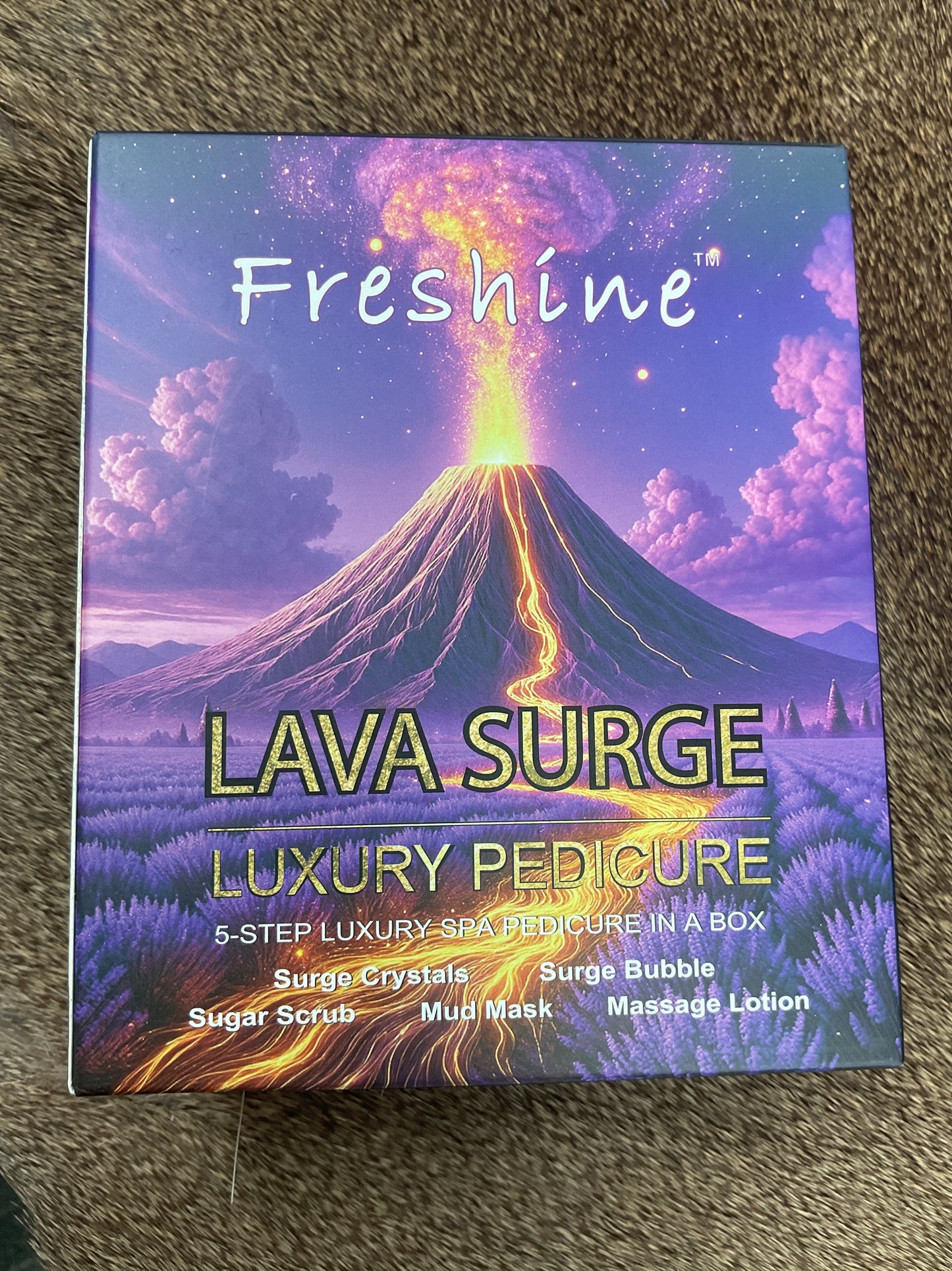 Freshine Lava Surge Pedicure Kit- Lavender
