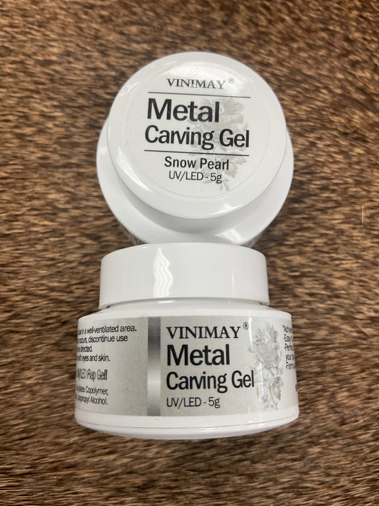 VINIMAY Metal Carving Gel- Snow Pearl