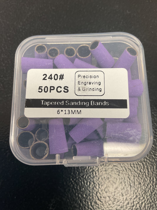 240 Grit Tapered Sanding Bands