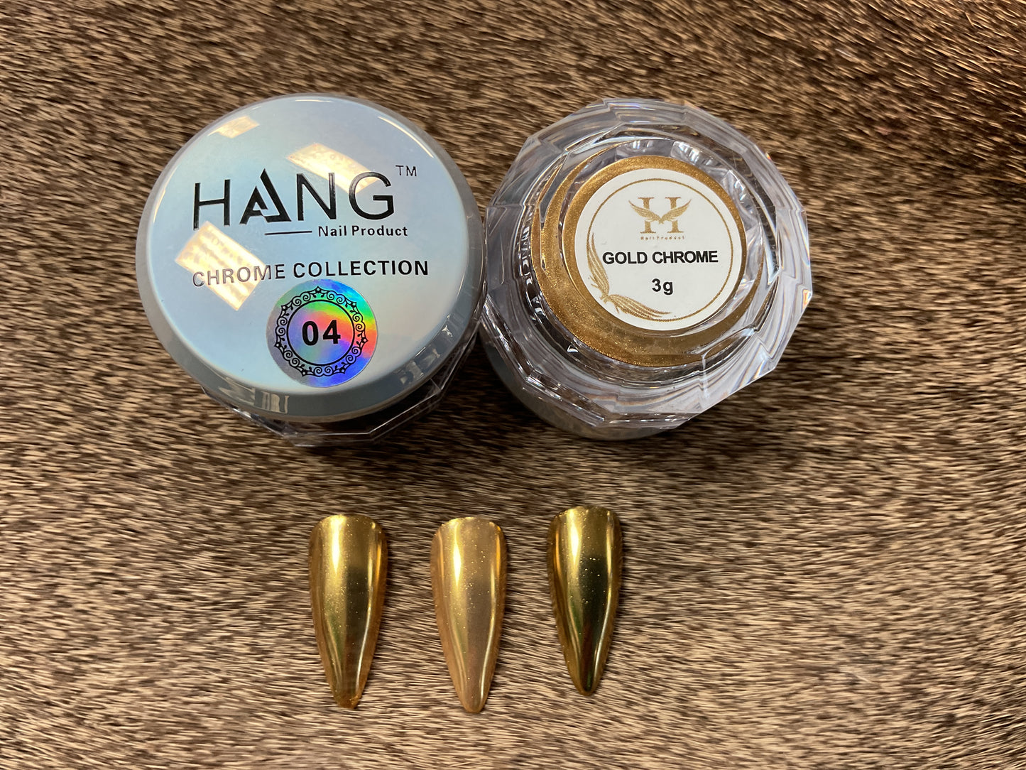 HANG #04 Gold Chrome Nail Powder