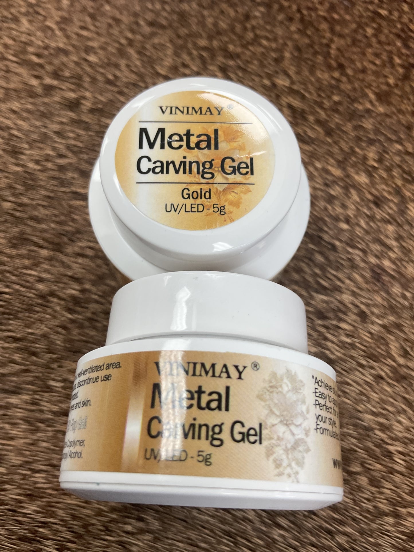 VINIMAY Metal Sculpting/Carving Gel- Gold