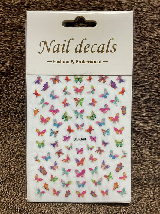 Butterfly Nail Decals DD-344